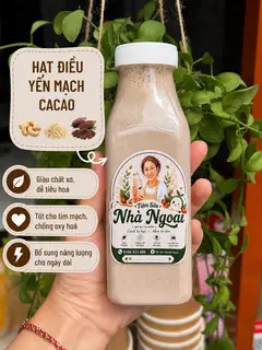 Hình ảnh Sữa Hạt Điều - Yến Mạch - Cacao (Sz 330ml)