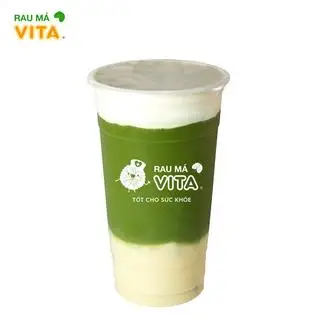 Hình ảnh Rau má đậu xanh sữa dừa nước dừa
