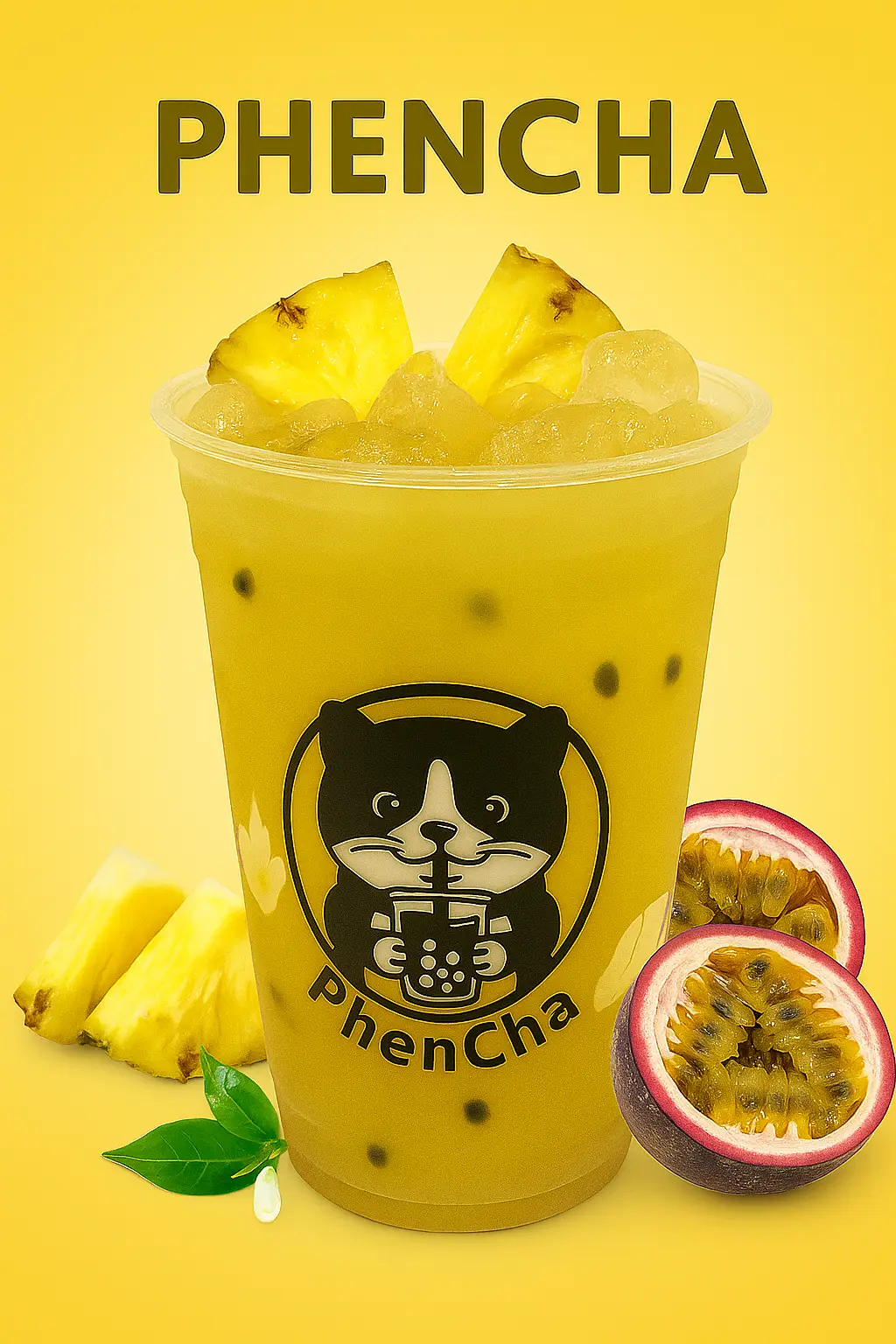 Hình ảnh Trà đào chanh dứa