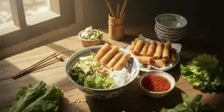 Hình ảnh Bún chả giò