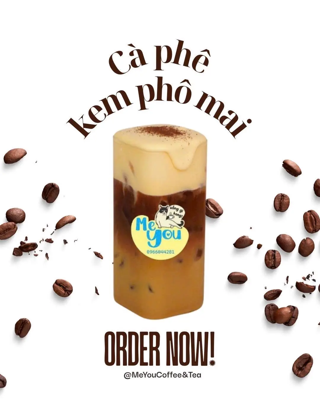 Hình ảnh Cà Phê  Kem Phô Mai - Vietnamese cream cheese coffee