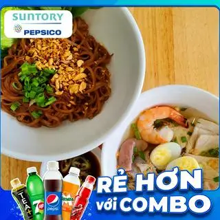 Hình ảnh Combo Hủ Tiếu Khô Thập Cẩm - size Lớn + Pepsi
