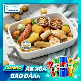 Hình ảnh Combo Cá Viên Chiên Thập Cẩm Phần Nhỏ + Tặng Kèm 1 Chai Nước Tự Chọn 