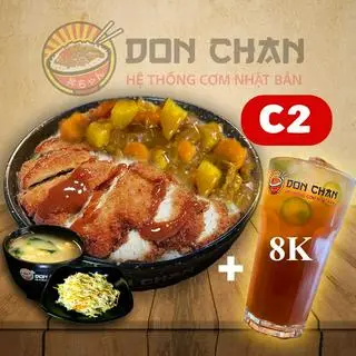 Hình ảnh Combo Carri Gà Chiên + Trà Quất Nha Đam Chỉ 8k