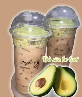 Hình ảnh trà sữa bơ
