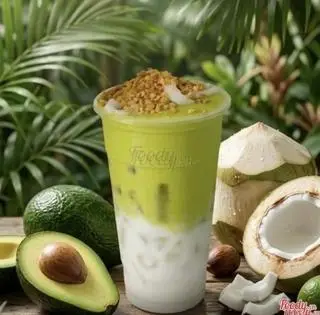 Hình ảnh Bơ Già Dừa Non Ly 700ml