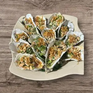 Hình ảnh Combo 5 con hàu nướng mỡ hành