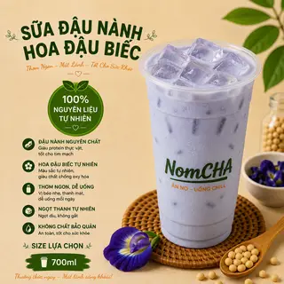 Hình ảnh SỮA ĐẬU NÀNH HOA ĐẬU BIẾC 