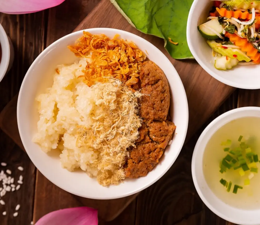 Hình ảnh Xôi Pate Ruốc Hành