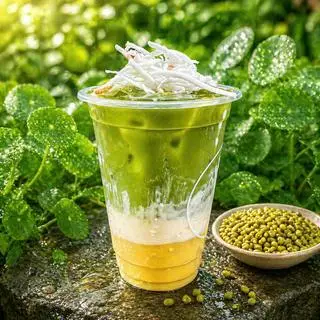 Hình ảnh Rau Má Đậu Xanh Sữa Dưa