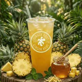 Hình ảnh Nước ép thơm - táo