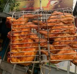 Hình ảnh combo 5 cánh gà nướng tặng 1 trà quất