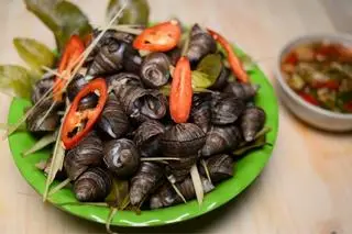 Hình ảnh Ốc Lẫn Hấp Chanh Sả
