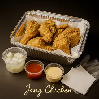 Hình ảnh Gà rán phủ bột phô mai Hàn Quốc - 1/2 con