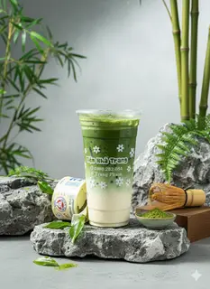 Hình ảnh Matcha sữa gấu