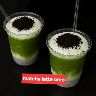 Hình ảnh matcha latte oreo