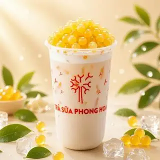 Hình ảnh Trà Sữa Ô Long Hạt Nổ Phô Mai Chảy