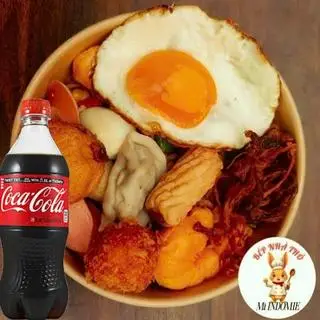 Hình ảnh Mì Trộn Đặc Biệt Full Topping Nhiều Mì  + Coca