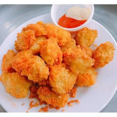 Hình ảnh gà viên lắc phô mai