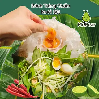 Hình ảnh Bánh Tráng Chấm Muối Sệt (New)