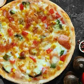Hình ảnh Pizza xúc xích - bò băm 24cm
