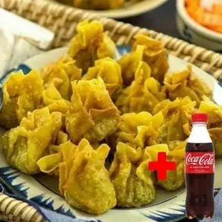 Hình ảnh Combo 24 Hoành Thánh Chiên +Pepsi