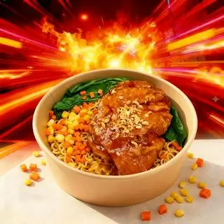 Hình ảnh [PD] Mì Trộn Indomie Gà Mắm Tỏi – Best Seller