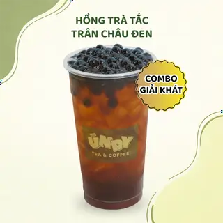 Hình ảnh Hồng trà tắc trân châu đen