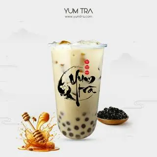 Hình ảnh Hồng Trà Sữa Mật Ong Trân Châu Đen