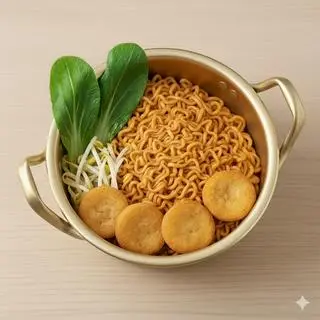 Hình ảnh Mì Indomie Trộn Đậu Hũ Phô Mai