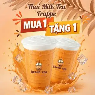 Hình ảnh Mua 1 tặng 1 - Trà Sữa Thái Đỏ Đá Xay