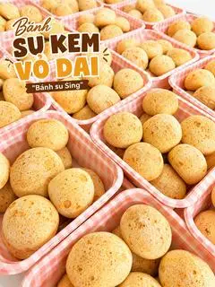 Hình ảnh Bánh su Singapore ( su dai ) - KEM SỮA