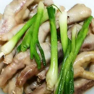 Hình ảnh chân gà hấp hành 