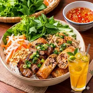 Hình ảnh (ĐỒNG NGHIỆP) 2 Bún Thịt Nướng+ 1 Trà Tắc 