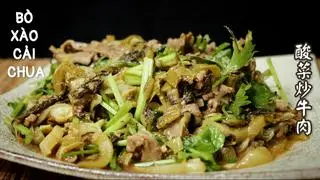 Hình ảnh Cơm chiên bò xào cải chua 