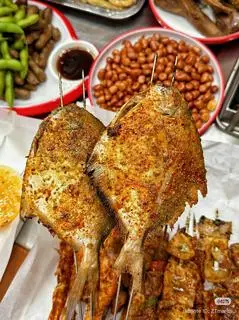 Hình ảnh Cá Chim Biển Nướng Tê Cay