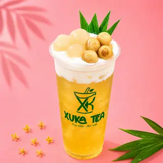 Hình ảnh Trà Olong Sen Nhãn Kem Mây