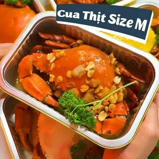Hình ảnh Cua Thịt Size (M) Sốt Me Bơ Nâu