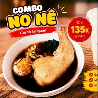 Hình ảnh Combo no nê: Mì Đùi góc tư+Trứng vịt lộn tần+Đồ uống