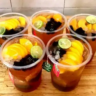 Hình ảnh Trà đào đặc biệt khổng lồ