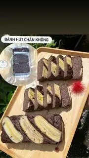 Hình ảnh (Ít đường, vị Cacao) Bánh chuối yến mạch 100% sữa chua, mềm tự nhiên, không bột nở