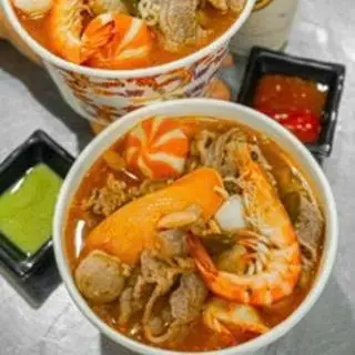 Hình ảnh Lẩu kim chi mì full topping