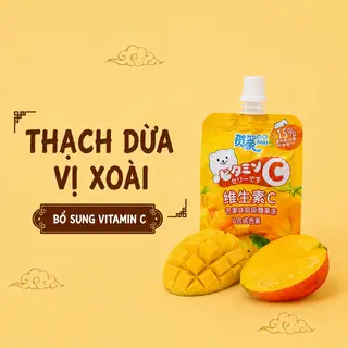Hình ảnh Thạch Dừa Mini Vị Xoài 