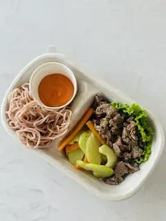 Hình ảnh Bò xào su su sốt phô mai cay