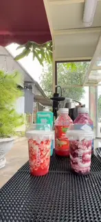 Hình ảnh Latte việt quất 