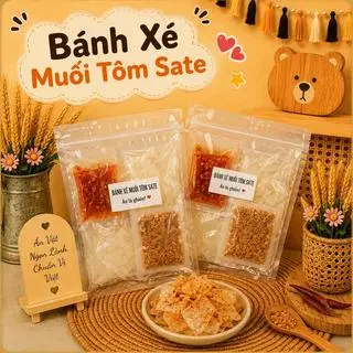 Hình ảnh Bánh xé muối tôm sate