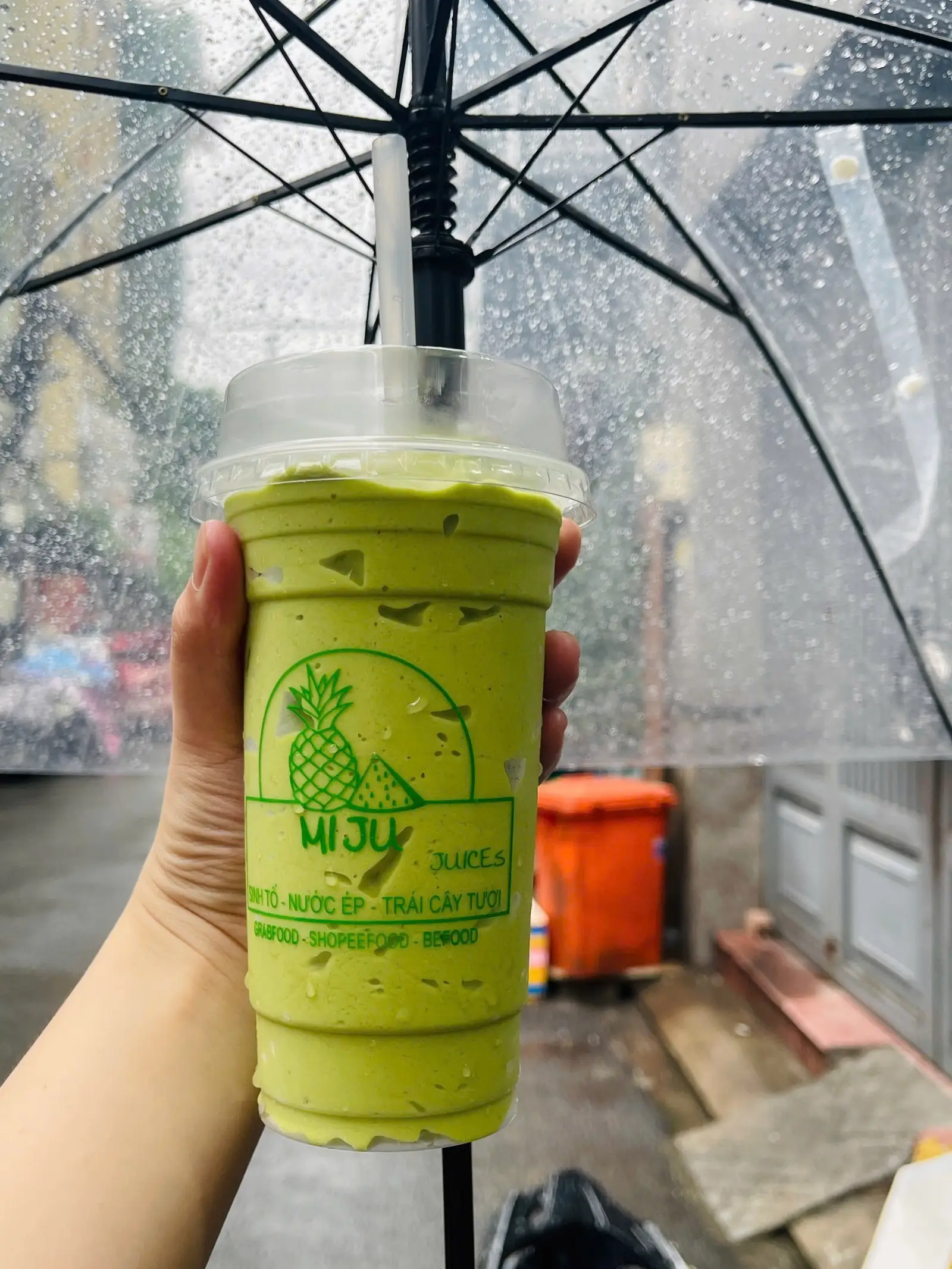 Hình ảnh Sinh Tố Bơ - Đậu Xanh (Ly 500ml)