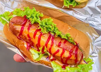 Hình ảnh bánh hotdog + trứng
