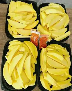 Hình ảnh xoài keo giòn ngọt