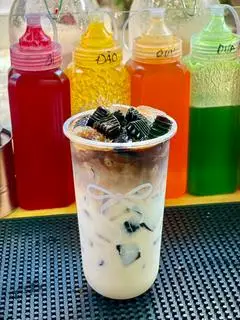 Hình ảnh Cà phê sữa tươi sương sáo 